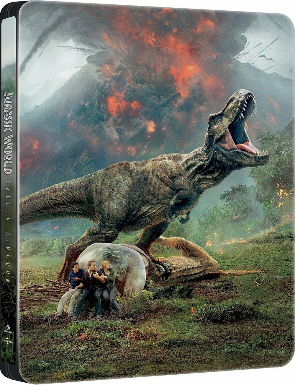 La steelbook da collezione di Jurassic World: Il regno distrutto