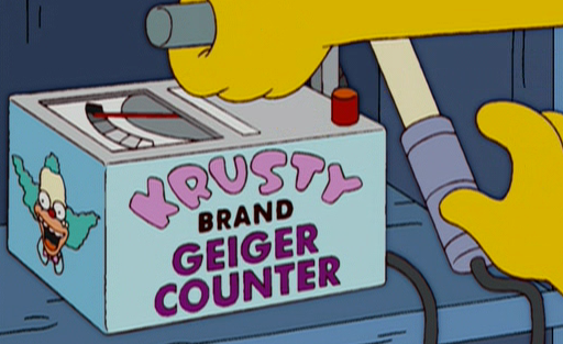 I Simpson, il contatore geiger di Krusty