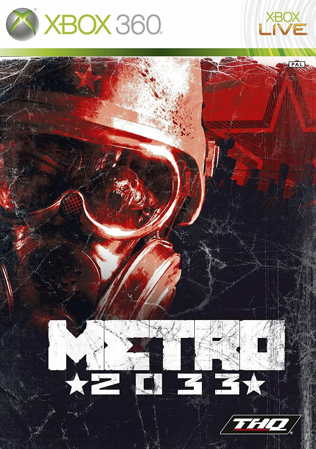 Cover sleeve della confezione del videogioco Metro 2033 per Xbox
