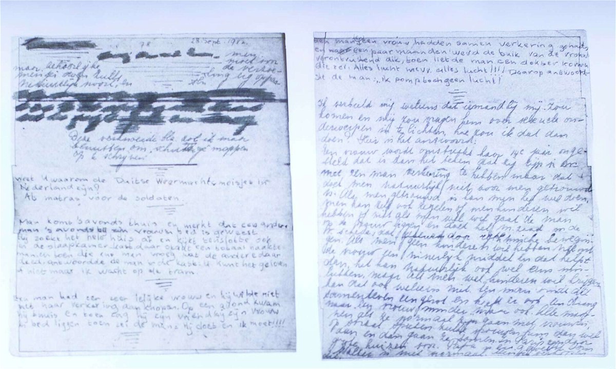 Le nuove pagine scoperte dalla Fondazione Anna Frank