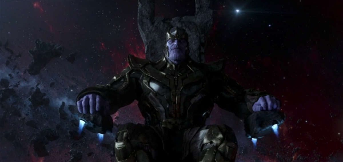 Thanos nel suo trono