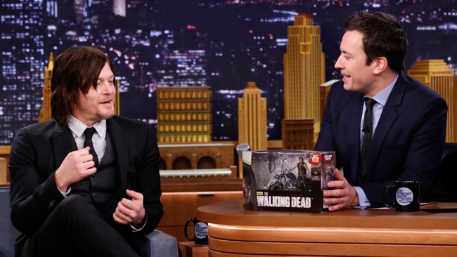 Norman Reedus guest by Jimmy Fallon