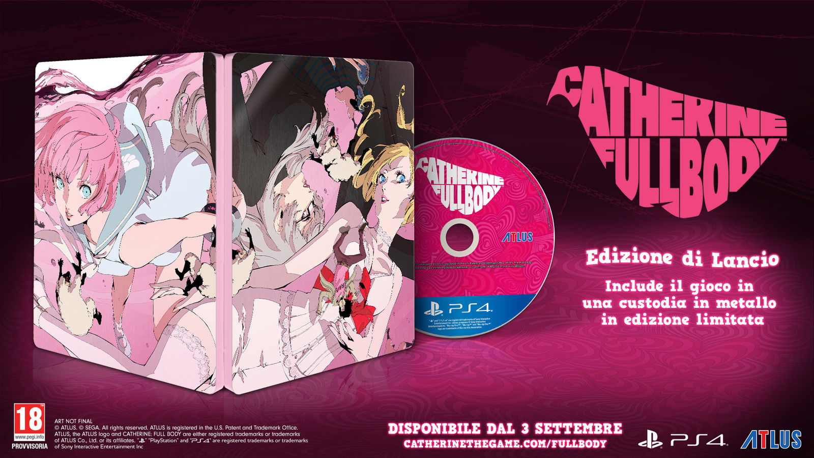 Clicca per vedere l'immagine originale La Steelbook di Catherine: Full Body
