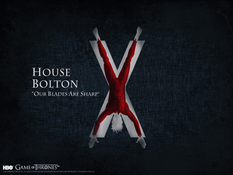 Il motto e lo stemma di Casa Bolton