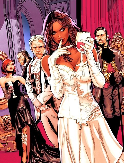 Un'immagine del Club Infernale nei fumetti Marvel 