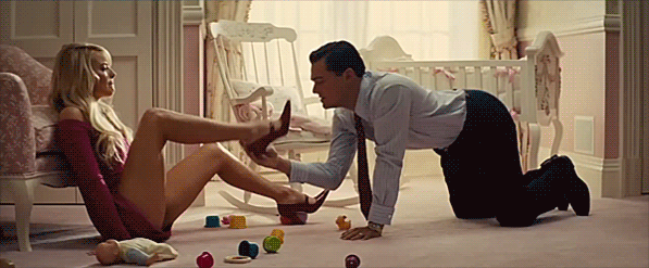 Scena sesso The Wolf of Wall Street