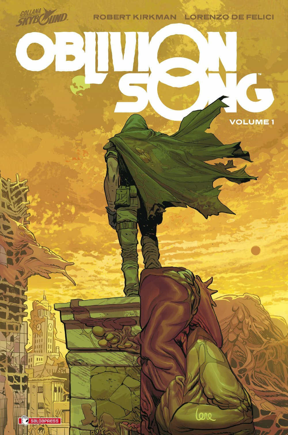 Clicca per vedere l'immagine originale La copertina italiana del primo volume di Oblivion Song