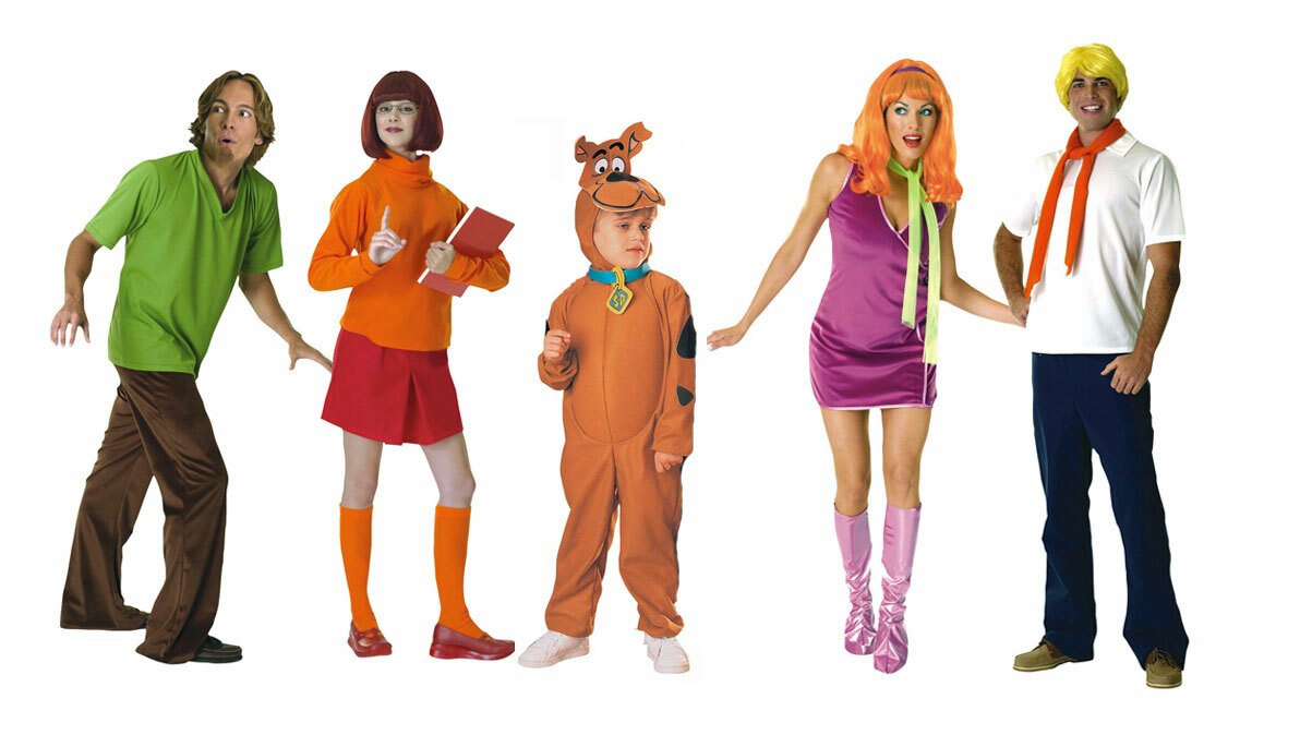 La Mistery Inc. al completo dal cartoon Scooby-Doo