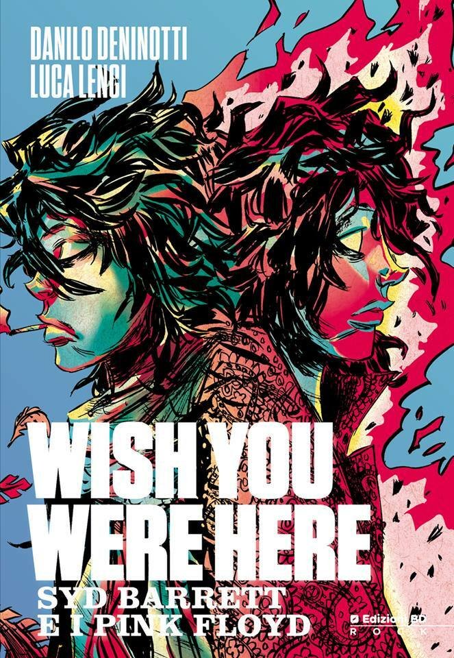 Cover del fumetto Wish You Were Here - Syd Barrett e i Pink Floyd