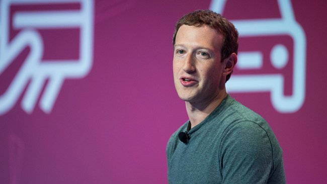 Primo piano di Mark Zuckrberg, CEO di Facebook
