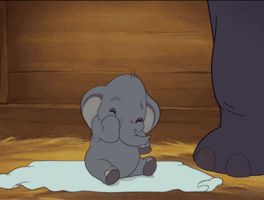 Una scena del Classico Disney Dumbo