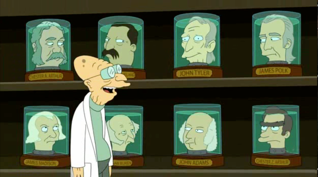 Clicca per vedere l'immagine originale Hubert J. Farnsworth di Futurama