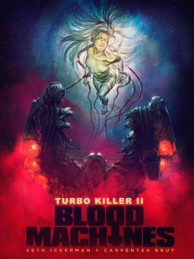 Uno dei poster promozionali di Turbo Killer II: Blood Machines