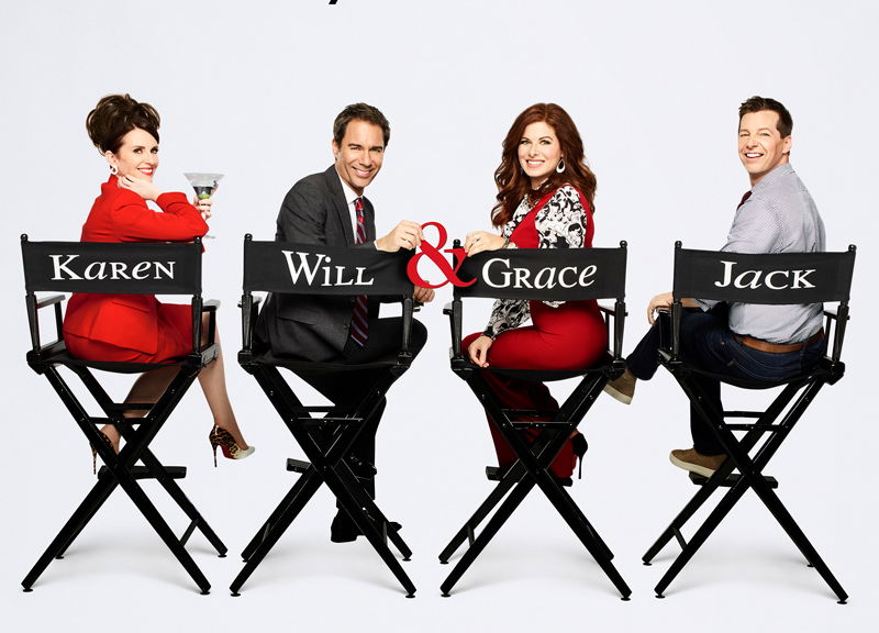 Clicca per vedere l'immagine originale Il cast di Will & Grace