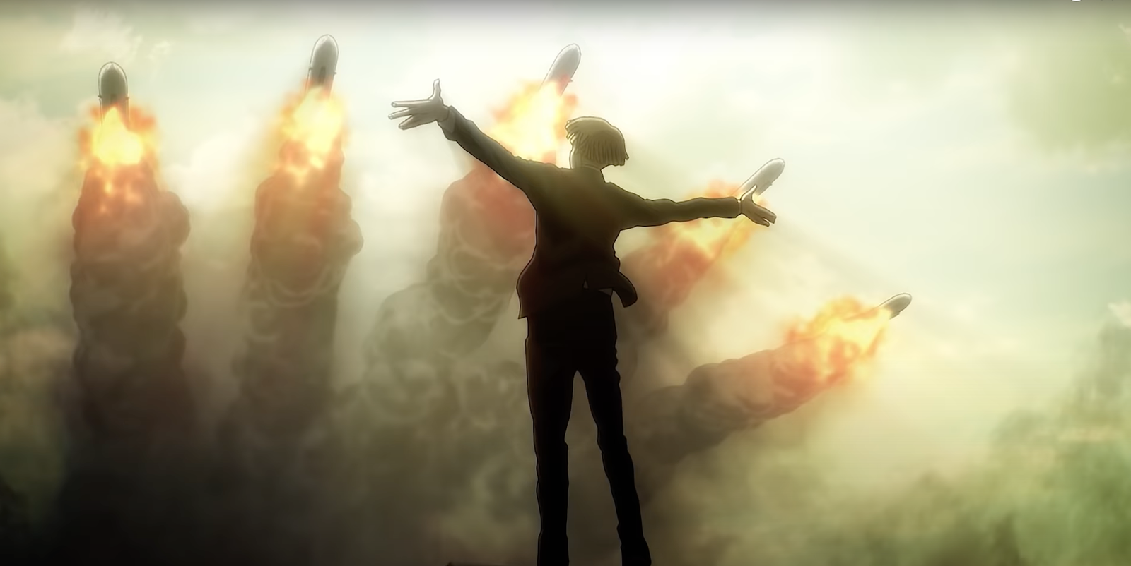 Clicca per vedere l'immagine originale Le armi e i missili di Marley in cielo