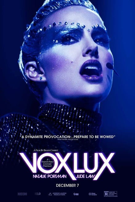 Clicca per vedere l'immagine originale Natalie Portman nel poster ufficiale di Vox Lux
