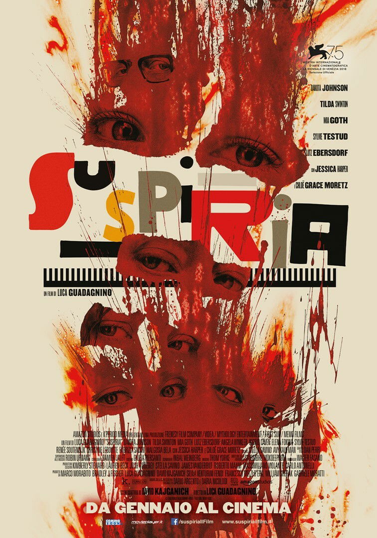 Clicca per vedere l'immagine originale Poster italiano di Suspiria