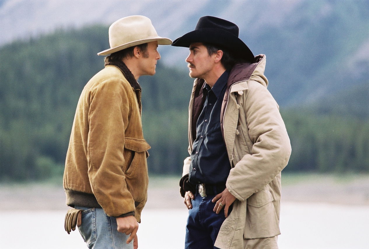 Clicca per vedere l'immagine originale Una scena de I segreti di Brokeback Mountain