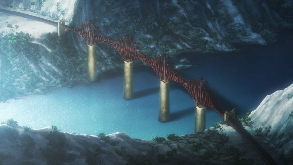 In Violet Evergarden vediamo il Forth Railway Bridge