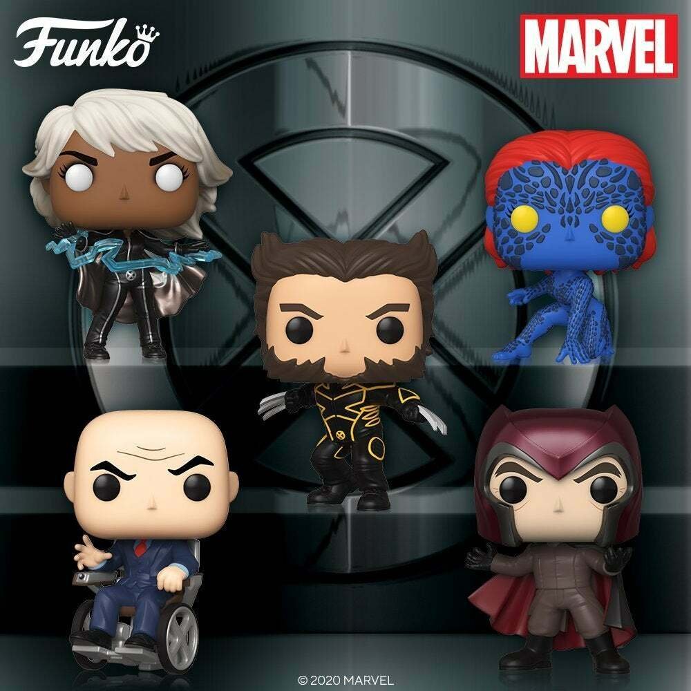 I Pop! di Tempesta, Wolverine, Magneto, Xavier e Mystique