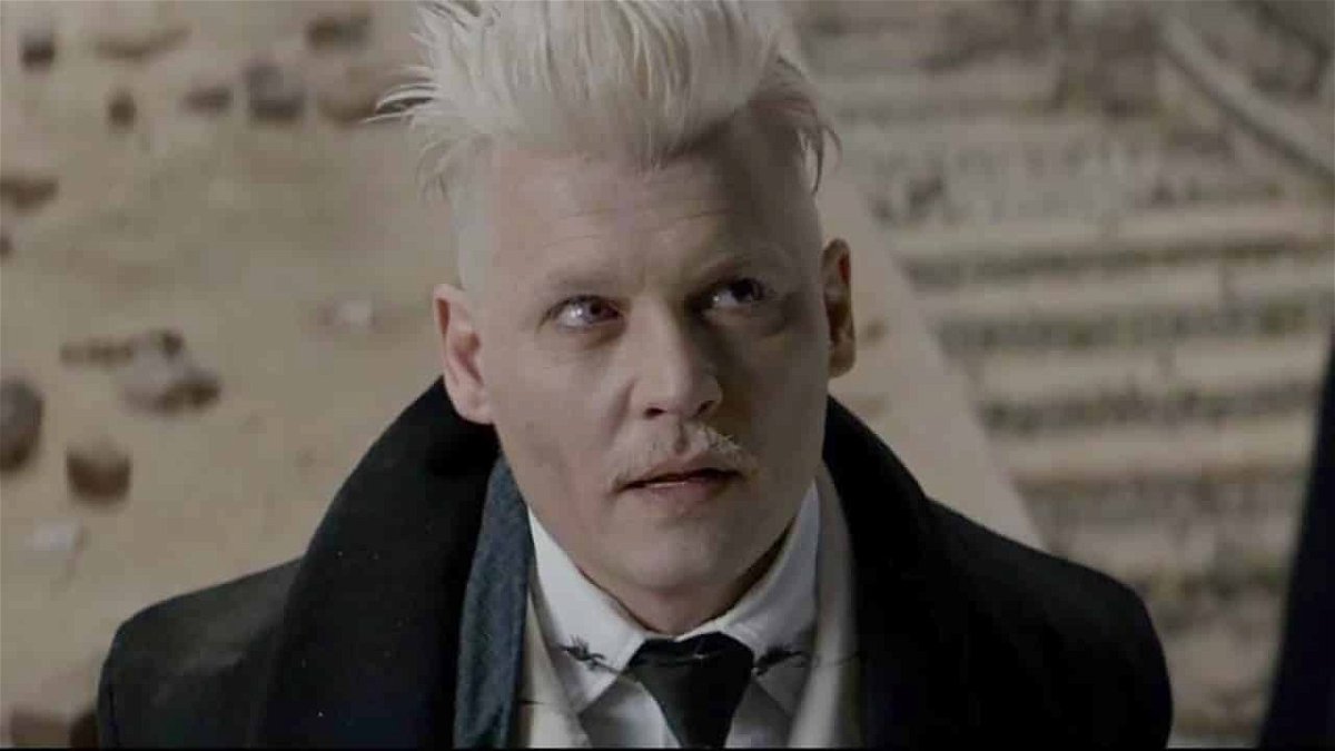 Johnny Depp nel ruolo di Grindelwald