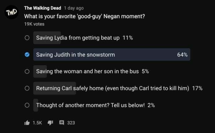 The Walking Dead: i risultati del sondaggio su Negan