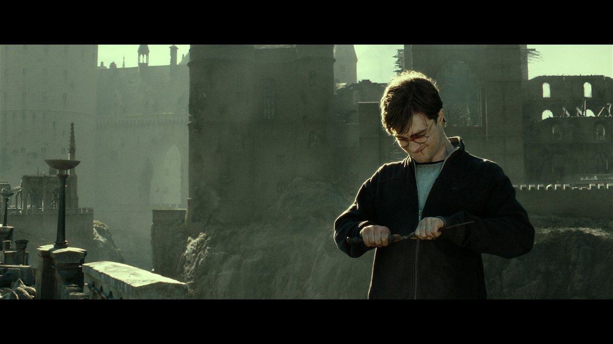 Daniel Radcliffe en el set de filmación
