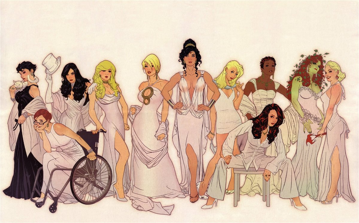I personaggi femminili di DC Comics disegnati da Adam Hughes