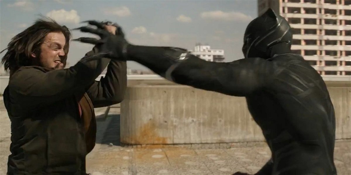 Bojová sekvence z filmu Black Panther