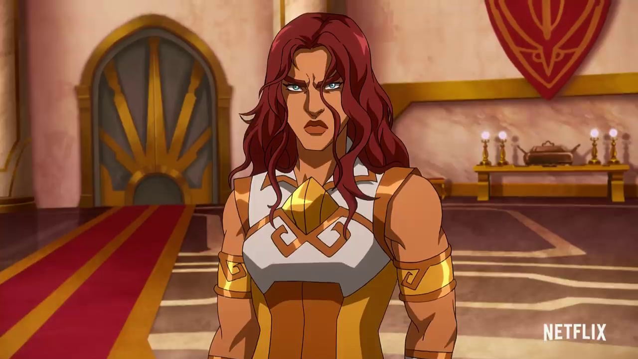 Clicca per vedere l'immagine originale Un fotogramma di Teela in Masters of the Universe: Revelation