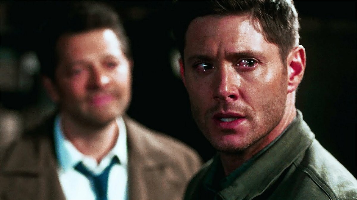 Misha Collins e Jensen Ackles piangono in Supernatural