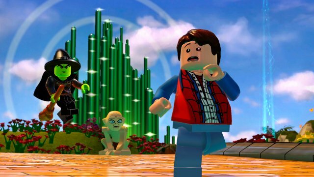 Clicca per vedere l'immagine originale Marty McFly incontra Gollum e il mondo del Mago di OZ in LEGO Dimensions