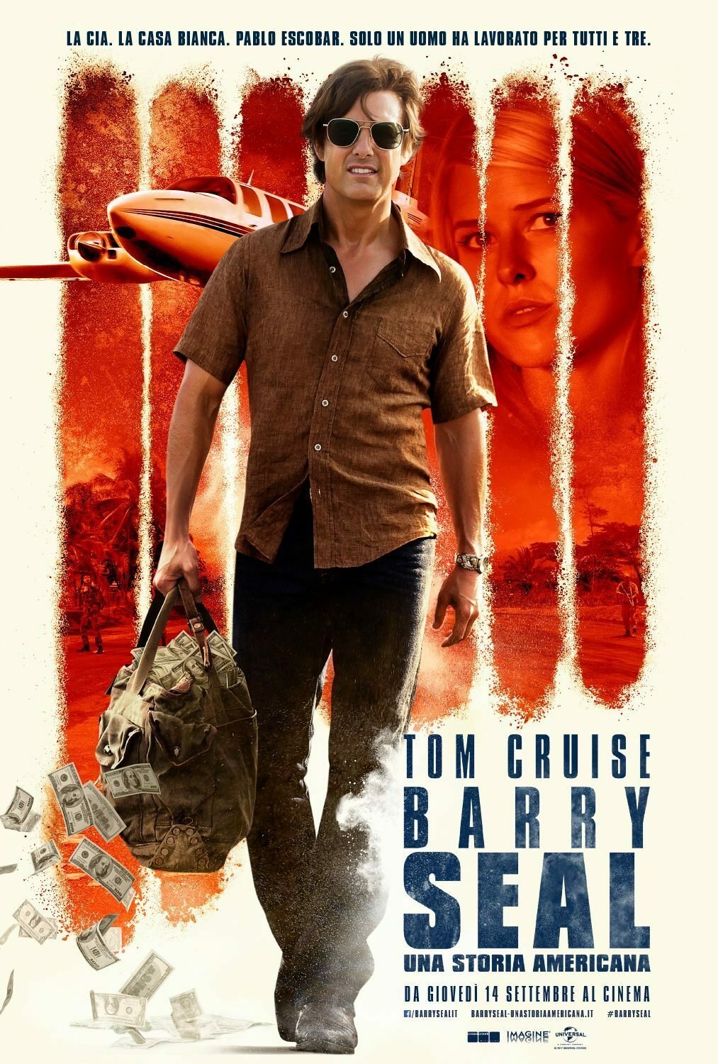 Il poster ufficiale di Barry Seal - Una storia americana
