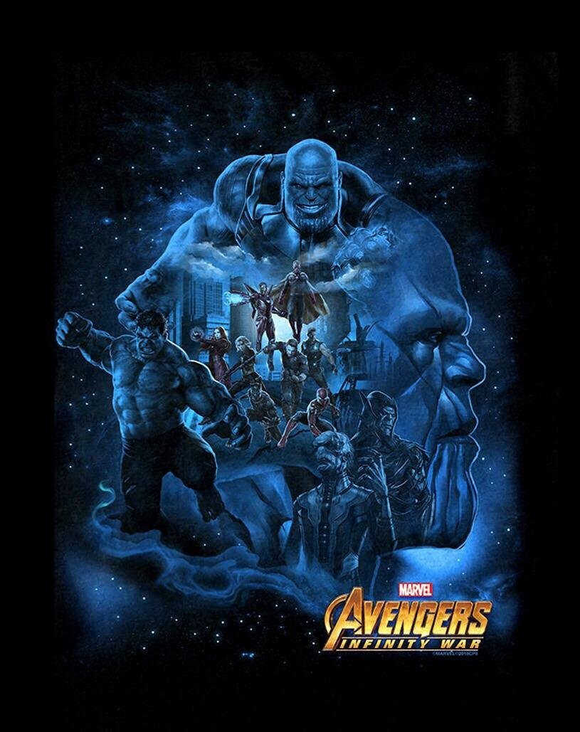 Thanos e Hulk in primo piano nel nuovo poster di Avengers: Infinity War