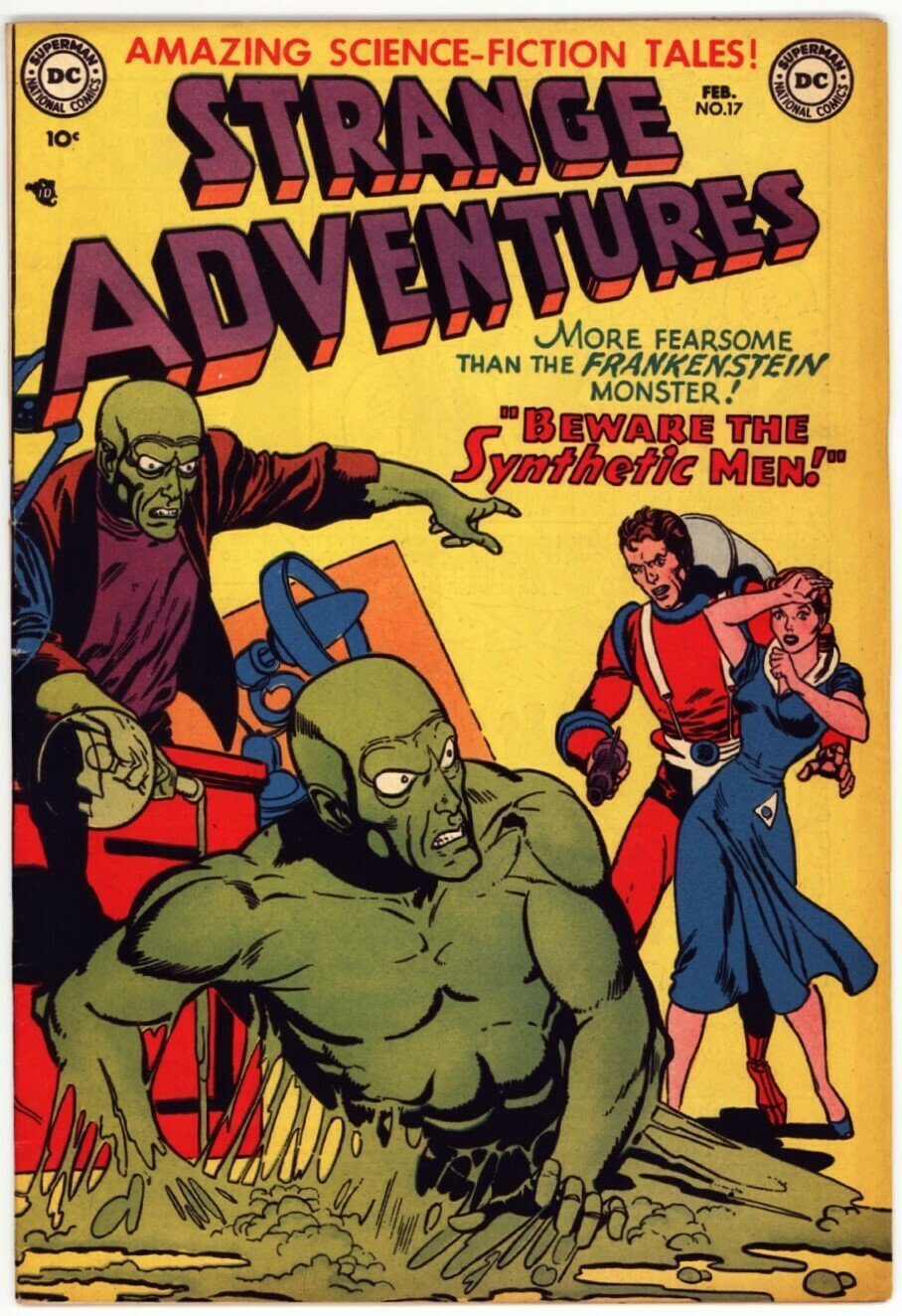 La copertina di Strange Adventures numero 17 (edizione DC Comics US)