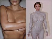 Copertina di Kim Kardashian domina su Instagram con nuove foto di nudo integrale