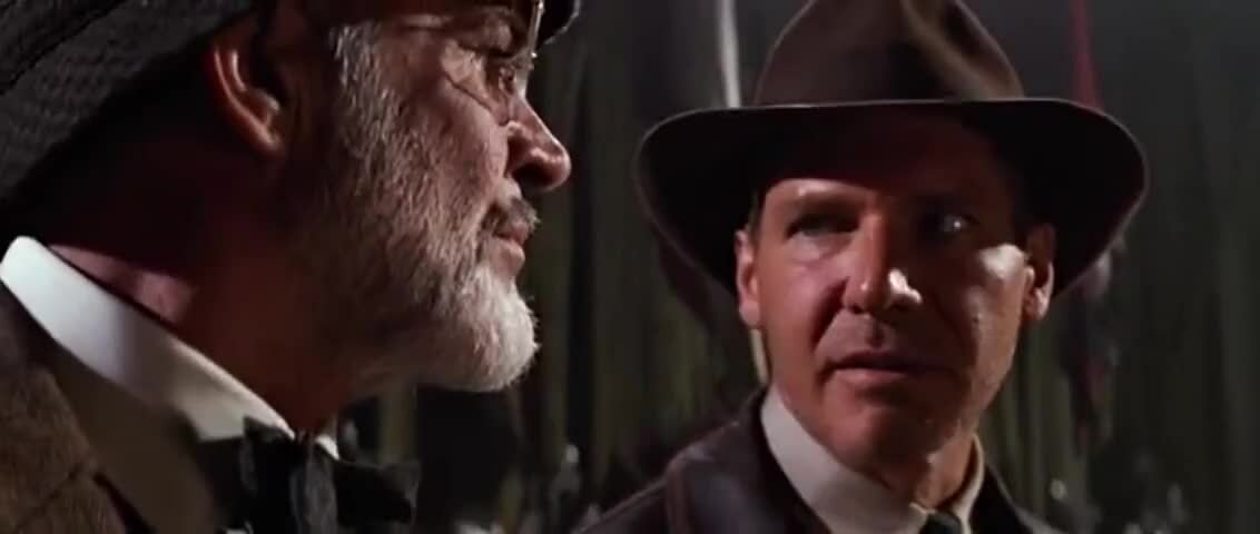 Una scena tratta da Indiana Jones e l'ultima crociata 