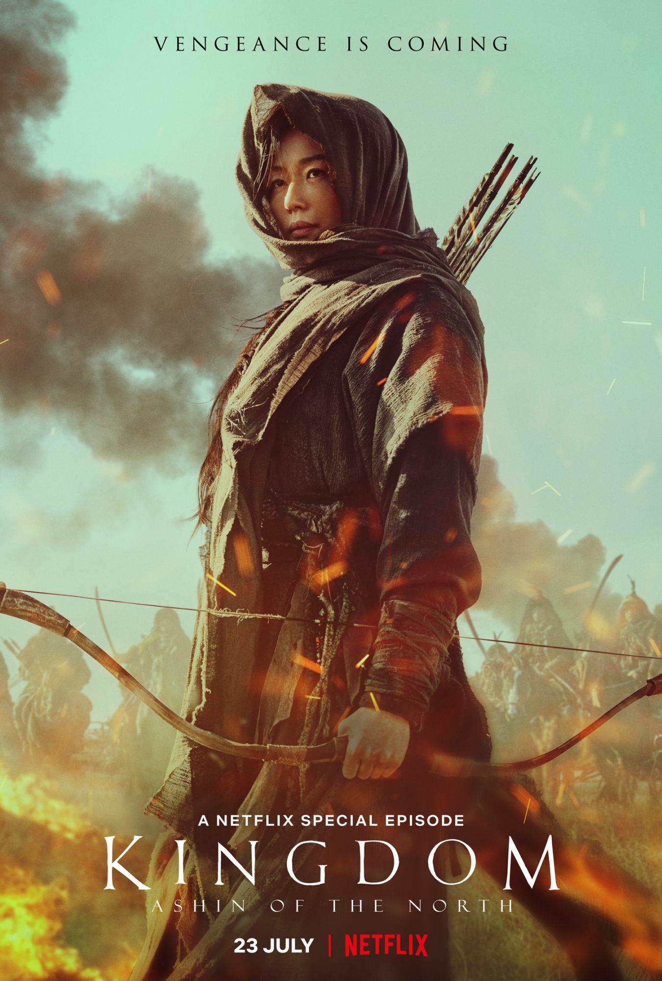 Clicca per vedere l'immagine originale Gianna Jun nel poster dello speciale Kingdom: Ashin of the North
