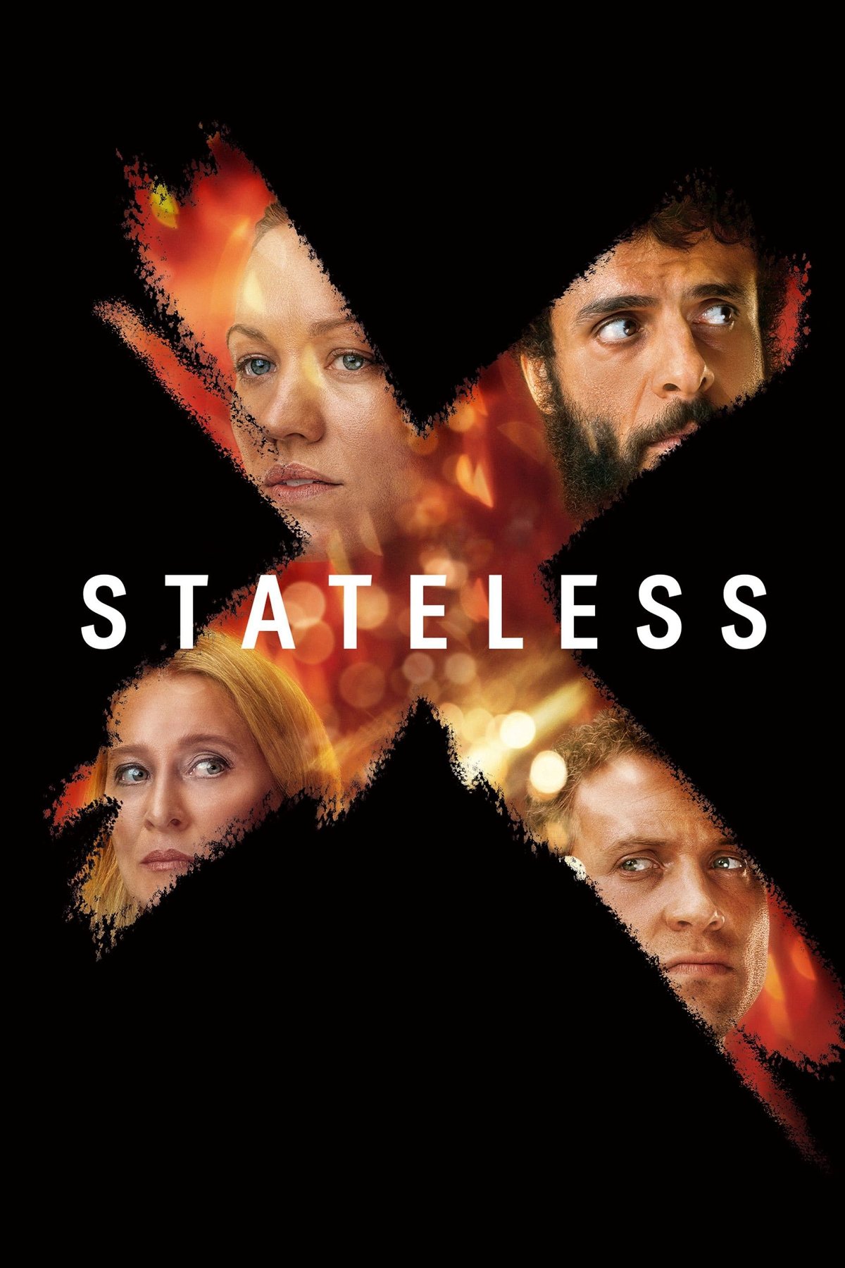 Il cast nel poster di Stateless