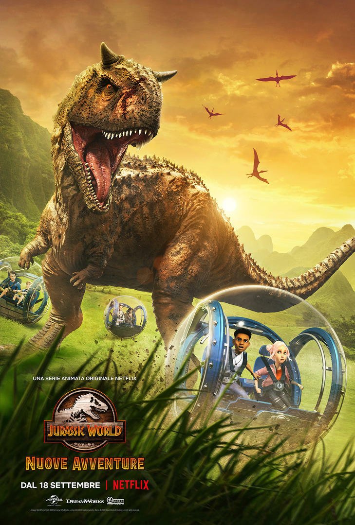 La nuova locandina di Jurassic World: Nuove avventure