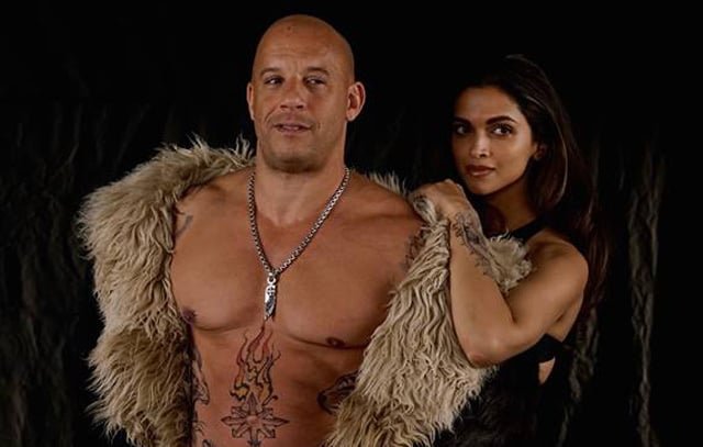 Una scena di xXx - Il ritorno di Xander Cage con Vin Diesel e Deepika Padukone