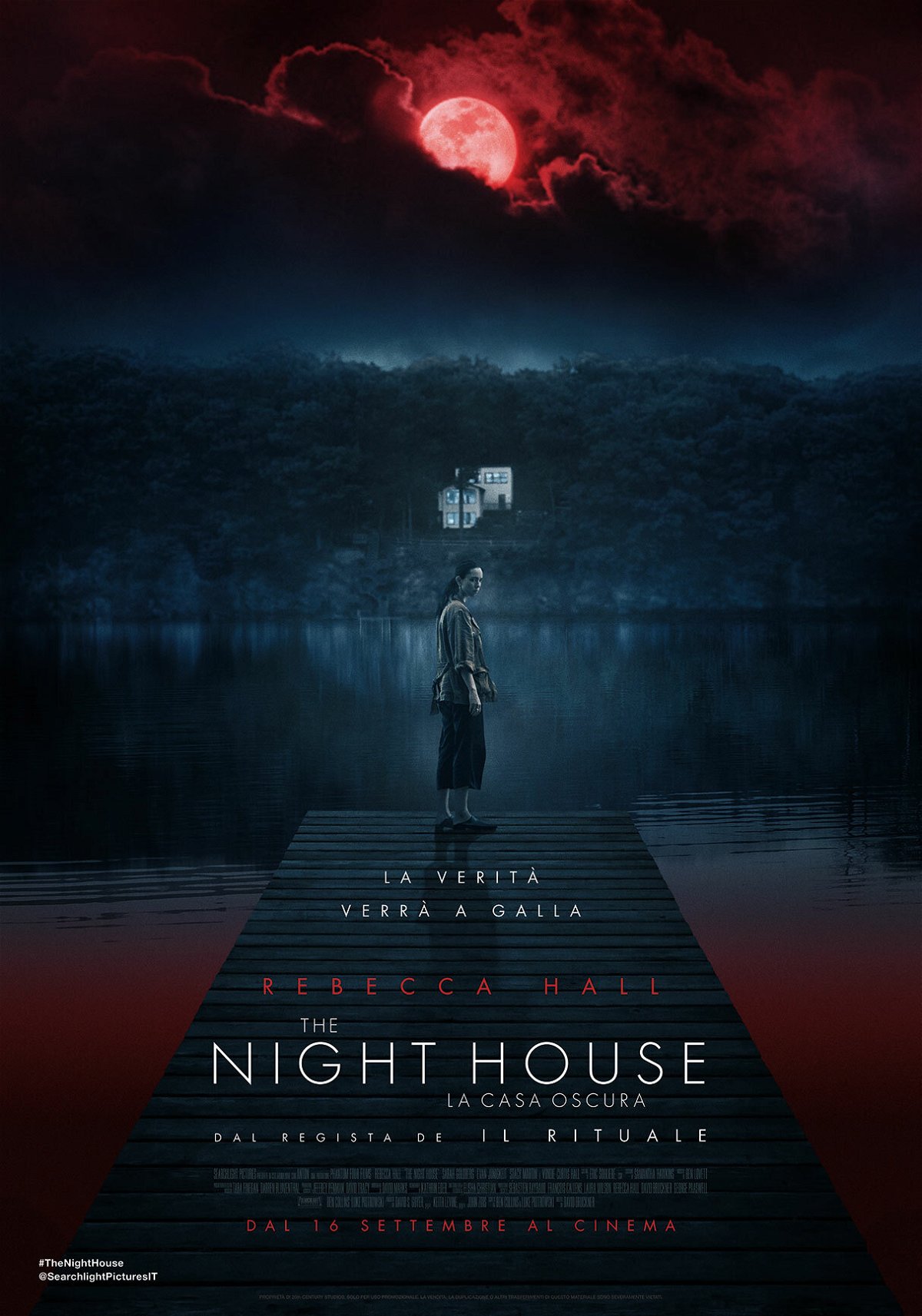 La casa de noche, el cartel de la película