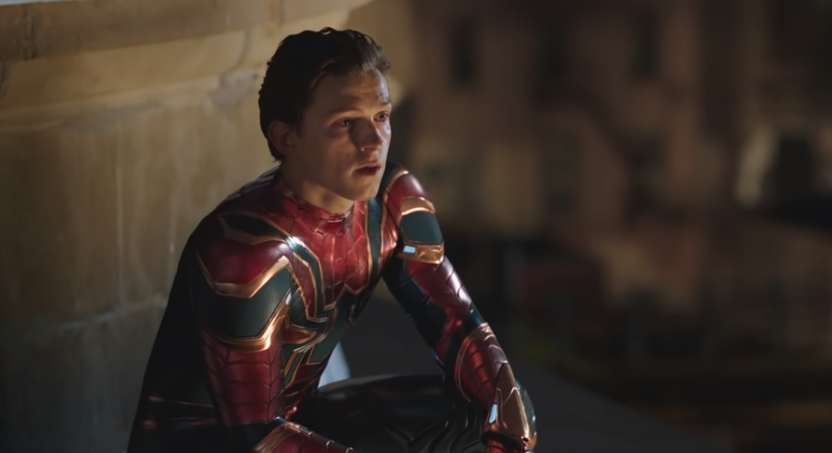 Tom Holland è Spider-Man in Spider-Man: Far From Home