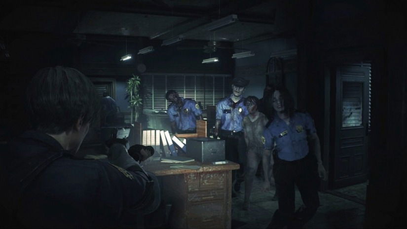 Clicca per vedere l'immagine originale Leon centrale di polizia RE2