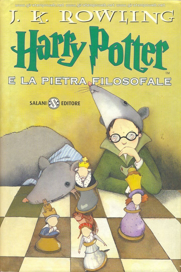 Harry Potter e la pietra filosofale, il primo romanzo della saga ideata da J.K. Rowling