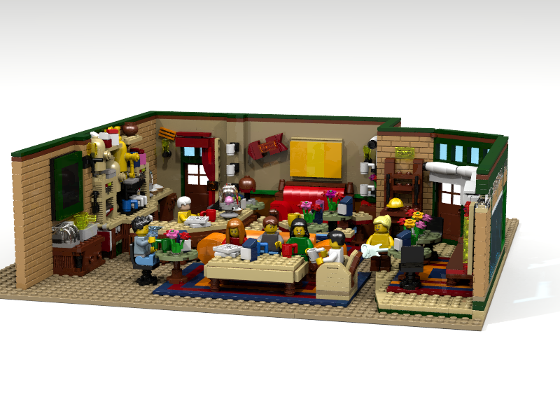 Panoramica sul set Central Perk Coffee di Friends di LEGO