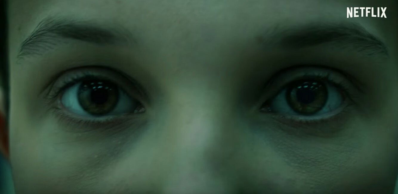 Clicca per vedere l'immagine originale Gli occhi di Millie Bobby Brown