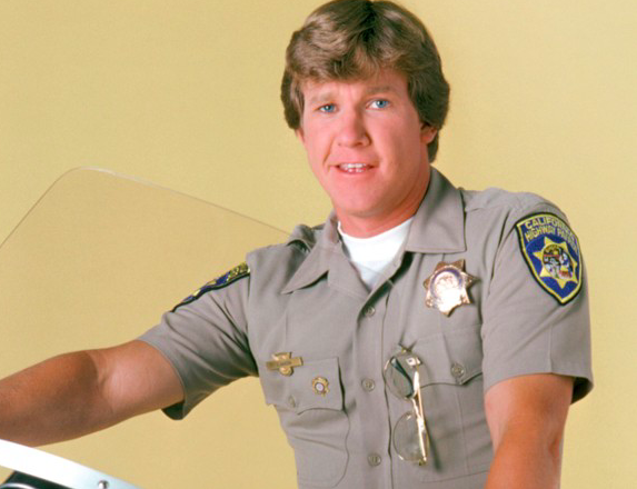 CHiPs: Larry Wilcox Un primo piano di Larry Wilcox in CHiPs