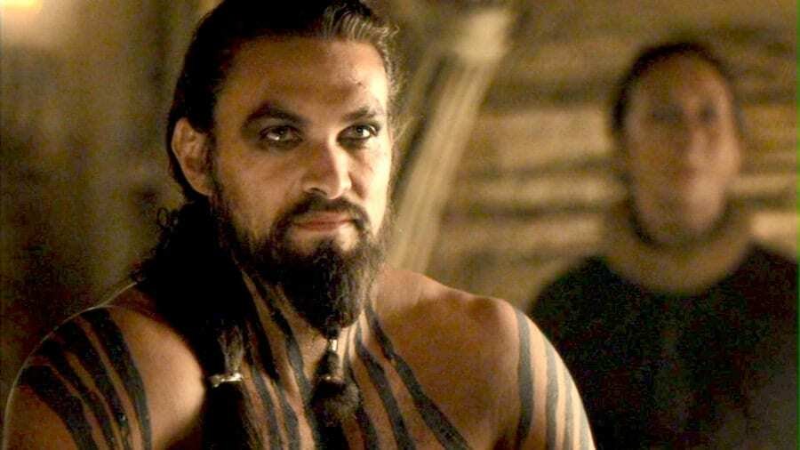 Jason Momoa nei panni di Drogo in Game of Thrones