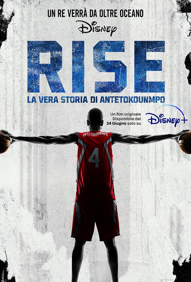 Clicca per vedere l'immagine originale Rise – La vera storia di Antetokounmpo, quest'ultimo di spalle